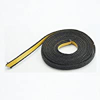 Los mejores  - Cinta aislante autoadhesiva negra 10 mm x 2 mm ideal para juntas de ventanas de estufas